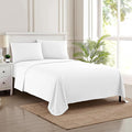 California King Sheet Sets - Breathable Luxury Sheets with Full Elastic & Secure Corner Straps Built In - 1800 Supreme Collection Deep Pocket Bedding, Sheet Set, EXTRA DEEP pocket - Cal King, White