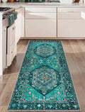 SERISSA 2x6 Washable Non Slip Boho Runner Rug by SERISSAHomeDecorCollection