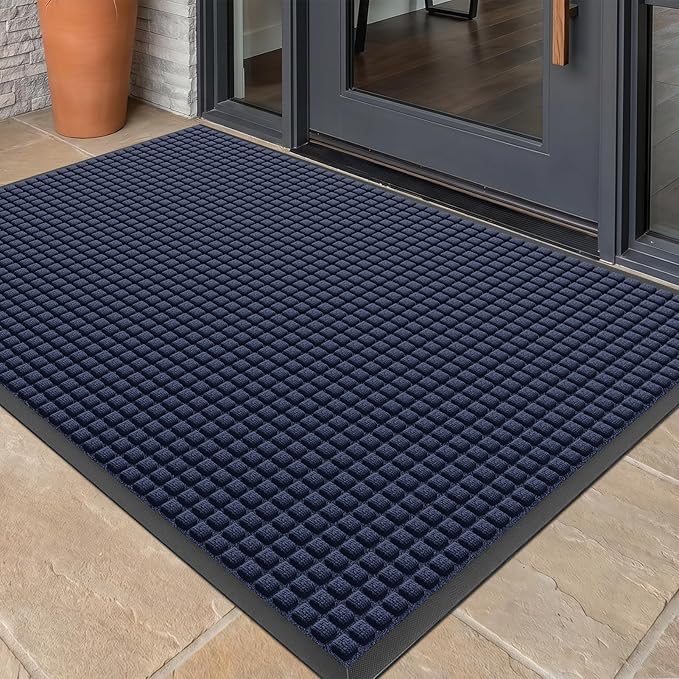 Front Door Mat Outside Entrance, Heavy Duty Waterproof Doormat | 61.5"x36" by WELDUN%E2%80%94IdealChoiceforHome