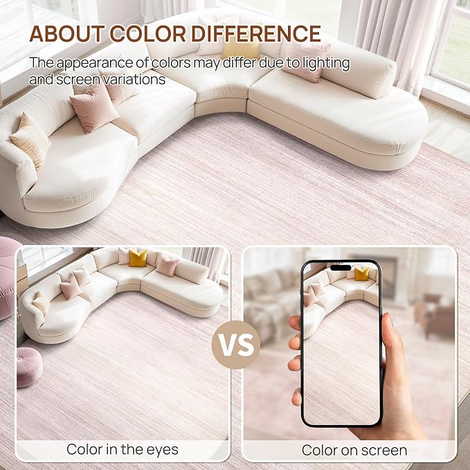UERMEI 9x12 Washable Area Rug - Image 7