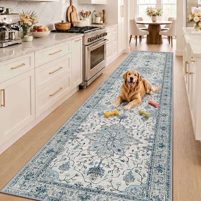 RELEANY Washable Area Rug, Runner 3'x12', Water Repellent, Pet Friendly - Image 2