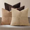 MIULEE Boho Decorative Throw Pillow Covers 18x18 Set of 4 Farmhouse Neutral by MIULEE
