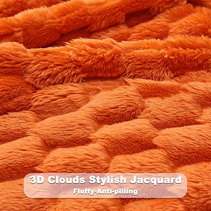 NEWCOSPLAY Fleece Clouds Cozy Throw Blanket - Image 6
