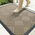 OLANLY Front Door Mat Outside Entrance 35x23, Waterproof Heavy-Duty Doormat | by OLANLY