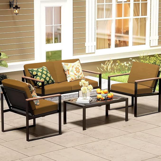 14Pcs Patio Cushion Covers, Outdoor Stretch Cushion Covers, Washable | Stretch - Image 6