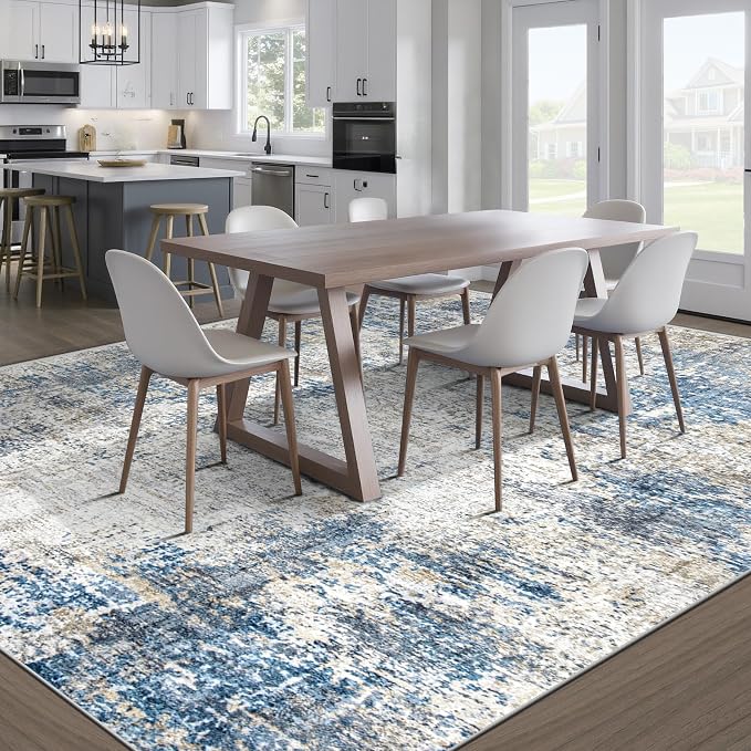 pmtsns Area Rugs 8x10 for Living Room: Washable Rug Modern Abstract Neutral - Image 7