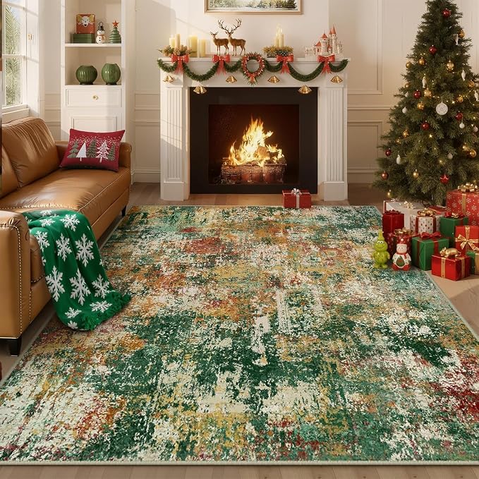 RELEANY Washable 2'x3' Abstract Area Rug - Image 7