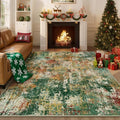 RELEANY Washable 7'x9' Abstract Area Rug by RELEANY
