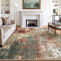 RELEANY Washable 8'x10' Abstract Area Rug by RELEANY