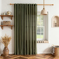 MYSKY HOME Living Room Curtains 90 Inches Long Farmhouse Light Filtering by MYSKYHOME