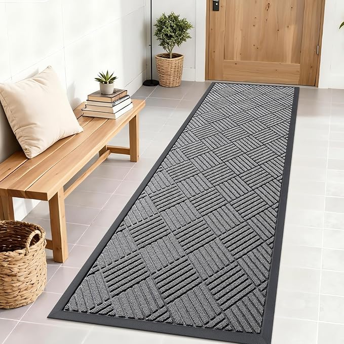 OLANLY Front Door Mat Outside Entrance 71x23, Waterproof Heavy-Duty Doormat | by OLANLY
