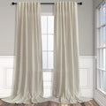 Pitalk Flax Linen Curtains 80 Inches Long by Pitalk