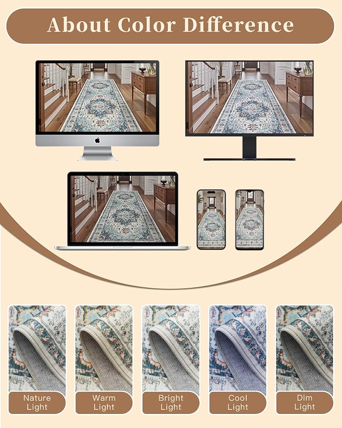 Madane Washable Entry Rug 3x4 Area Rugs - Image 9