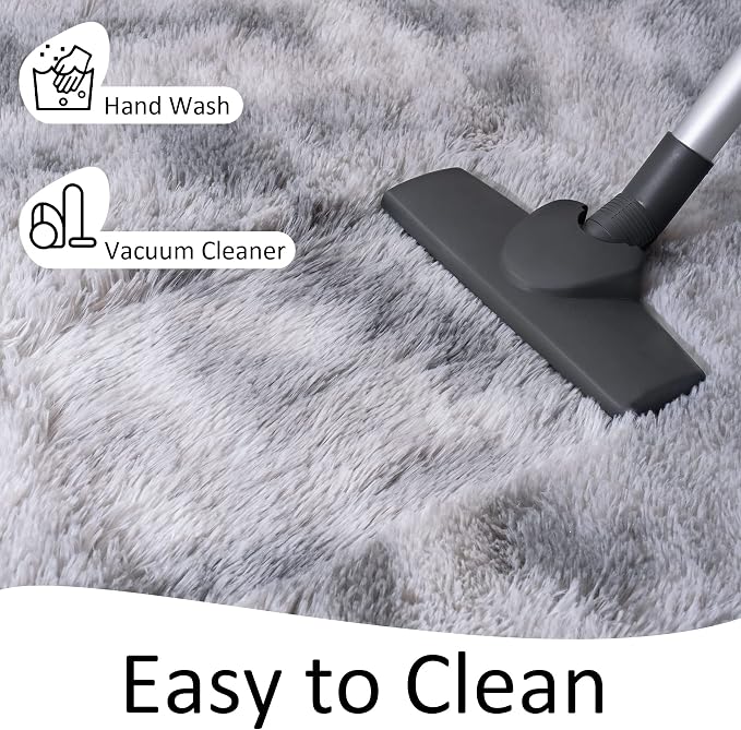 Chicrug Soft Runner Rug for Bedroom Living Room Plush Fluffy Rugs 2x6 | Shag - Image 8