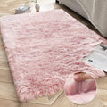 Ashler Faux Fox Fur Rug, 3x5 FT Rectangle Rug, Ultra Soft Shaggy Area Rugs by AshlerHomeDeco