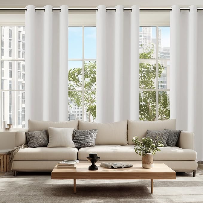 Blackout Curtains for Bedroom, 42 x 84 Inches Long, 2 Panels | Thermal - Image 6