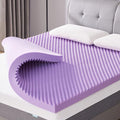SINWEEK 3 Inch Egg Crate Memory Foam Mattress Topper Twin Size, Soft Mattress Pad for Back Pain Relief, Bed Topper, CertiPUR-US Certified