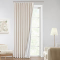 Vision Home Natural Pinch Pleated Full Blackout Curtains Linen Blended Room by VisionHome