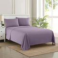 Twin XL Sheets - Breathable Luxury Sheets with Full Elastic & Secure Corner Straps Built In - 1800 Supreme Collection Extra Soft Deep Pocket Bedding Set, Sheet Set, Twin XL, Plum