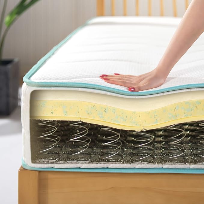 ZINUS 10 Inch Tight Top Spring Mattress, Twin, Innerspring Mattress, CertiPUR-US Certified, Mattress in A Box
