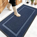 OLANLY Front Door Mat Outside 47x23, All-Season Heavy-Duty Rubber Doormat | Blue by OLANLY