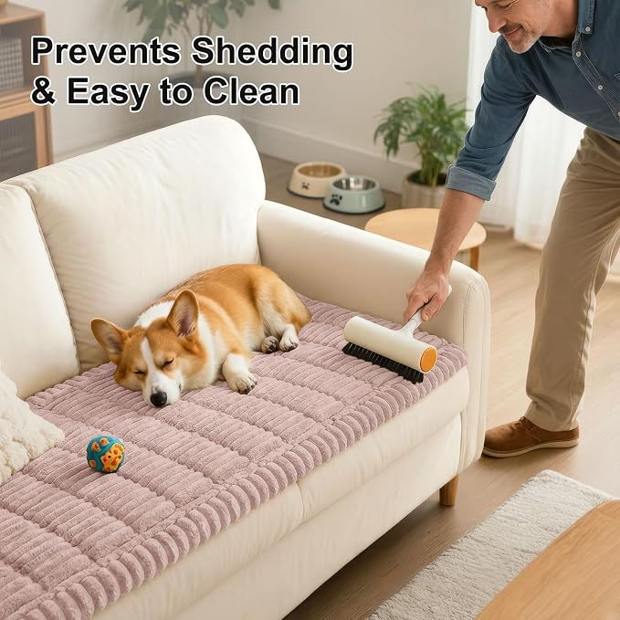 Smiry Couch Cover for Dogs, Non Slip Washable Sofa Protector for Pets | Soft - Image 8