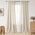 Modern Farmhouse Decor Curtains 96 Inches Long by Nanspring