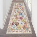HEBE Hallway Runner Rug 2'x6', Washable Non Slip Kitchen Rug Runner | Soft Boho by HEBE
