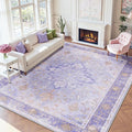 RELEANY Washable Area Rug, Large 9'x12', Water Repellent, Pet Friendly by RELEANY