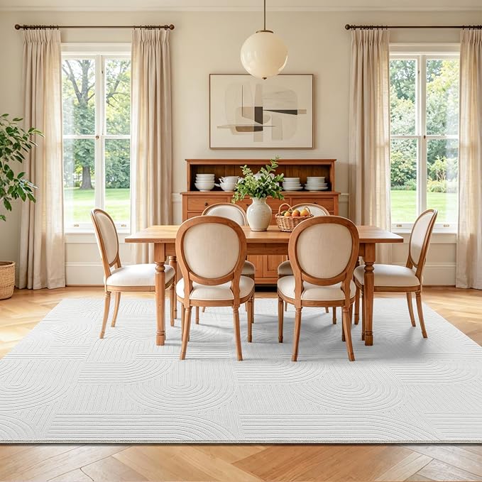 Pauwer 8x10 Area Rugs for Living Room, Modern Non Slip Washable Rug, Soft Fluffy - Image 8