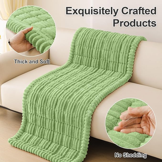 Couch Cover for Dogs, Washable Non Slip Plush Flannel Sofa Protector | Thick - Image 8