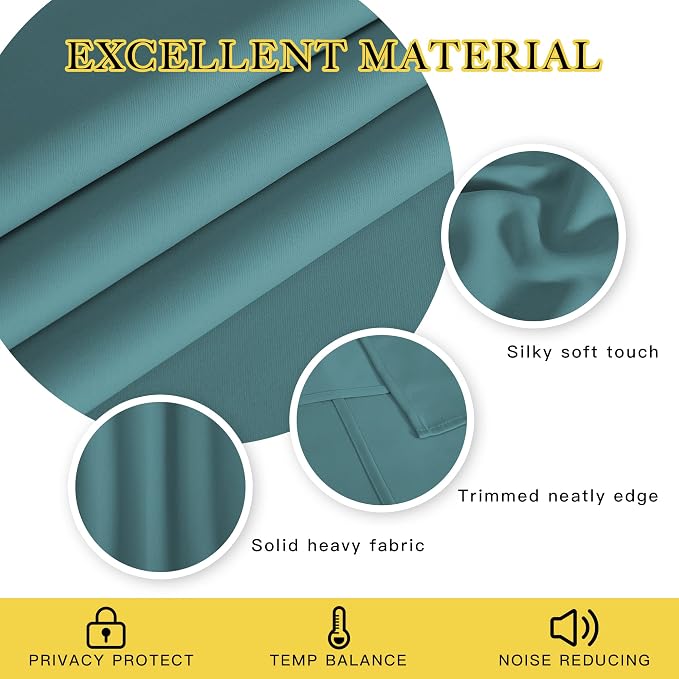 NICETOWN Blackout Curtain Blind Window Panel - Image 5