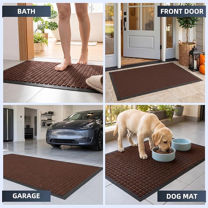 Front Door Mat Outside Entrance, Heavy Duty Waterproof Doormat | 29.5"x17" - Image 6