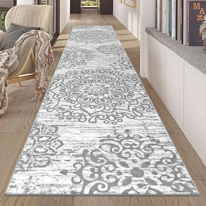 HEBE Hallway Runner Rug 2'x10', Washable Non Slip Kitchen Rug Runner | Soft by HEBE