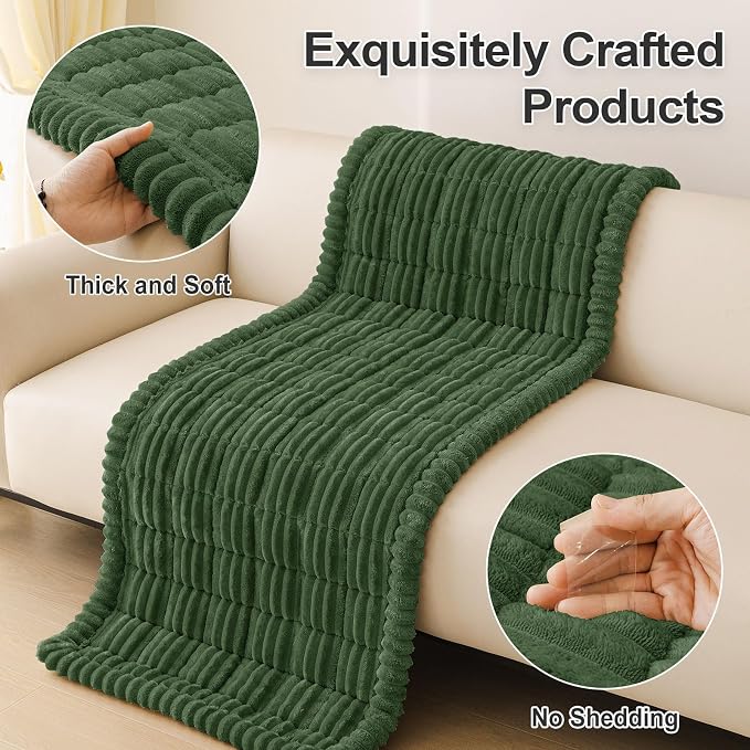 Couch Cover for Dogs, Washable Non Slip Plush Flannel Sofa Protector | Thick - Image 8
