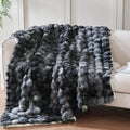 50x60 Inches Ultra-Soft Fuzzy Faux Fur Plush Throw Blanket by Serenhom