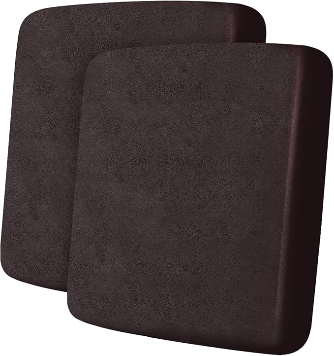 ANARACHON Leather Look Couch Cushion Covers Sofa Seat Slipcovers Sets Couches by ANARACHON