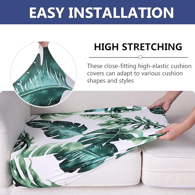 Printed Couch Cushion Covers, Sofa Covers Washable - Image 4