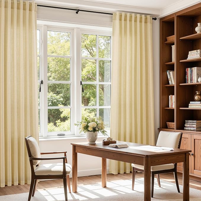 Modern Farmhouse Curtains Linen - Image 6