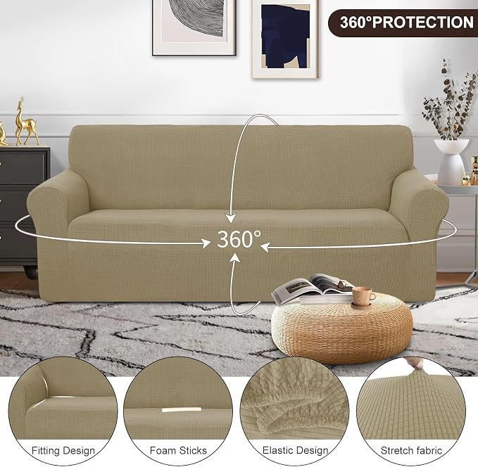 U-NICE HOME Stretch Couch Cover Slipcover - Image 3