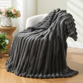NEWCOSPLAY Fleece Ribbed Cozy Twin Blanket by NEWCOSPLAY