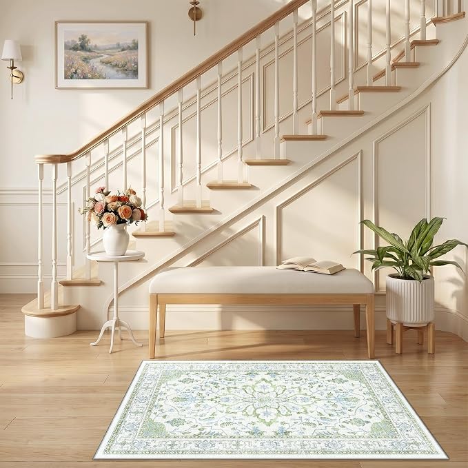 RELEANY Washable Area Rug, Small 2'6"x4', Water Repellent, Pet Friendly - Image 2