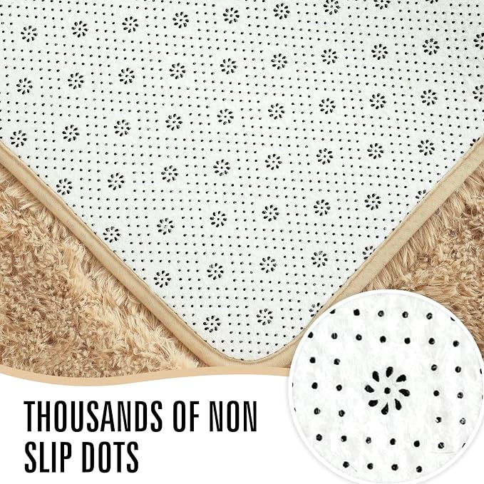 LOCHAS Area Rugs Fluffy Living Room Carpets - Image 4