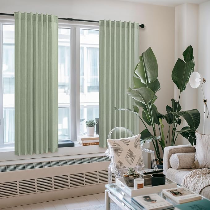 Sage Green Curtains 72 Inch Length - Image 8