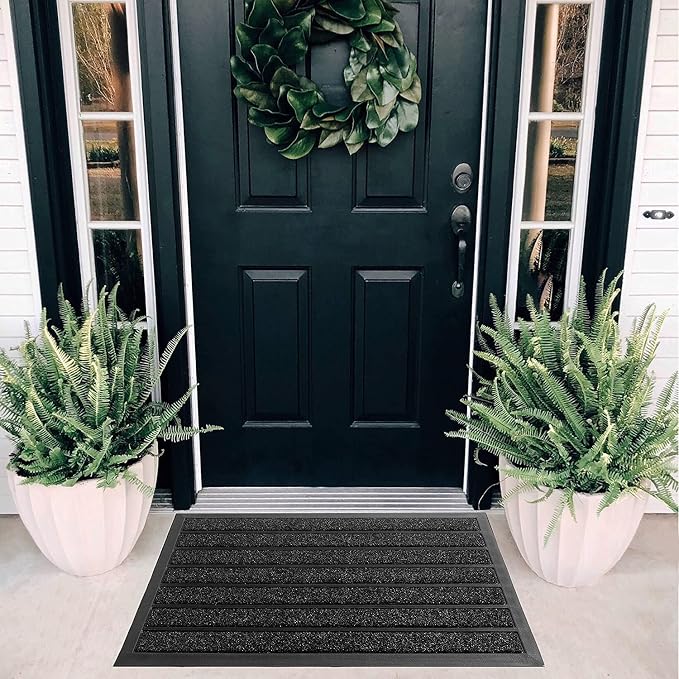 ubdyo Extra Durable Door Mat Outside Entrance | Dirt Trapping, Non-Slip Backing - Image 5