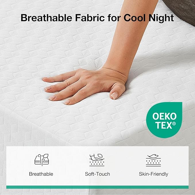 Novilla King Mattress, 12 Inch King Memory Foam Mattress for Supportive & Pressure Relief, Removable Washable Cover,CertiPUR-US Certified Mattresses in a Box, Firm