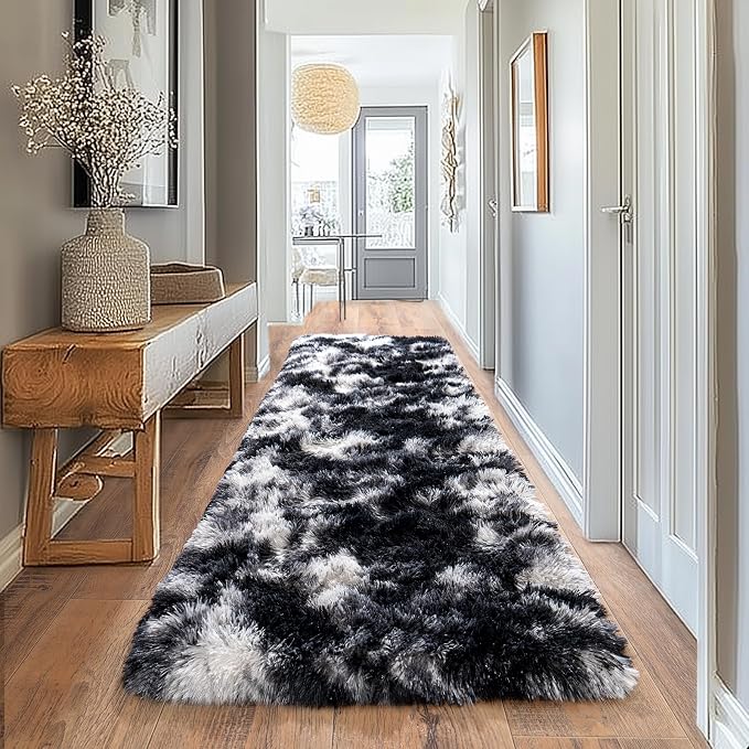 Pionblank Fluffy Runner Rugs for Bedroom 2x6, Plush Soft Fuzzy Bedside Carpet - Image 7