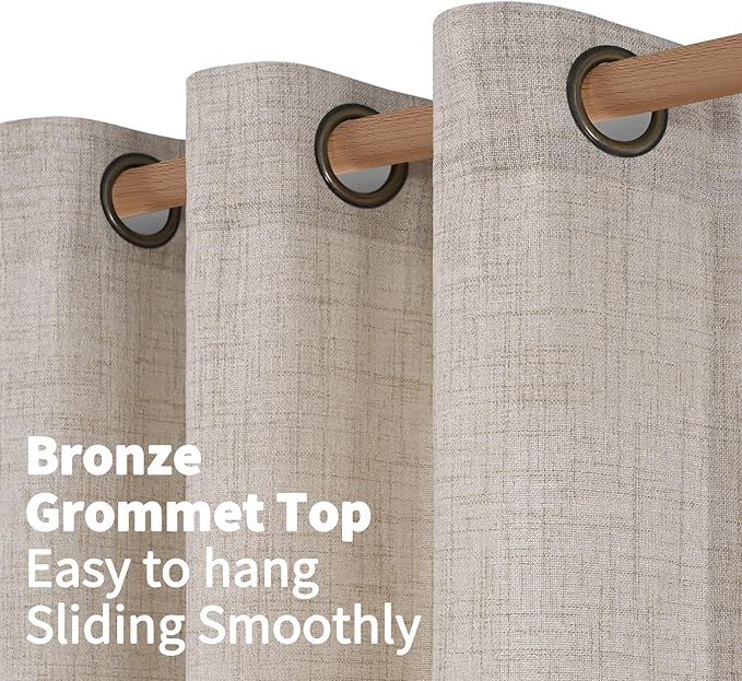 YoungsTex Extre Long Linen Curtains - Image 6