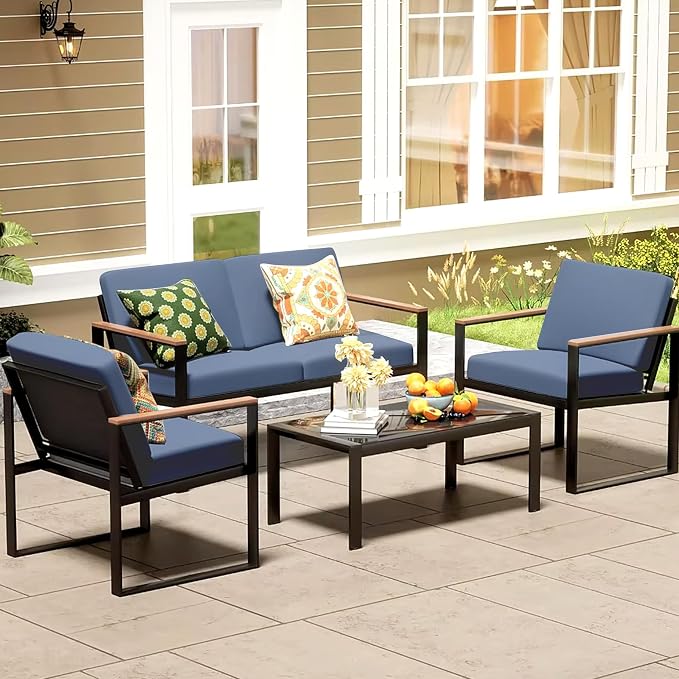 12Pcs Patio Cushion Covers, Outdoor Stretch Cushion Covers, Washable | Stretch - Image 6