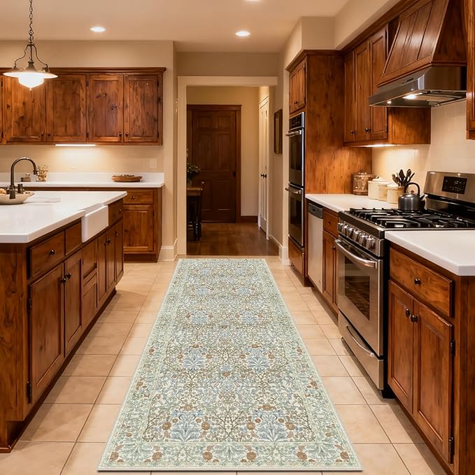 Washable 2' x 6' Runners for Hallways, Non Slip Long Floor Runner for Kitchen - Image 4